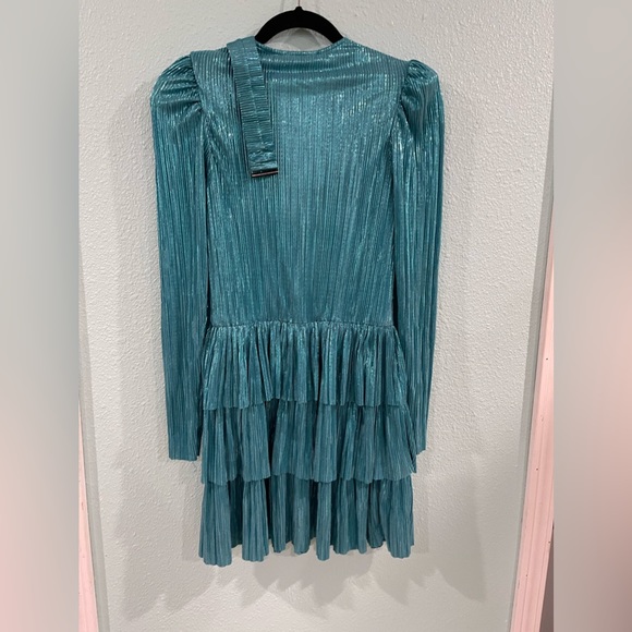 Sabina Musayev X REVOLVE Hermione Mini Dress in Aquamarine NWT - Picture 5 of 5